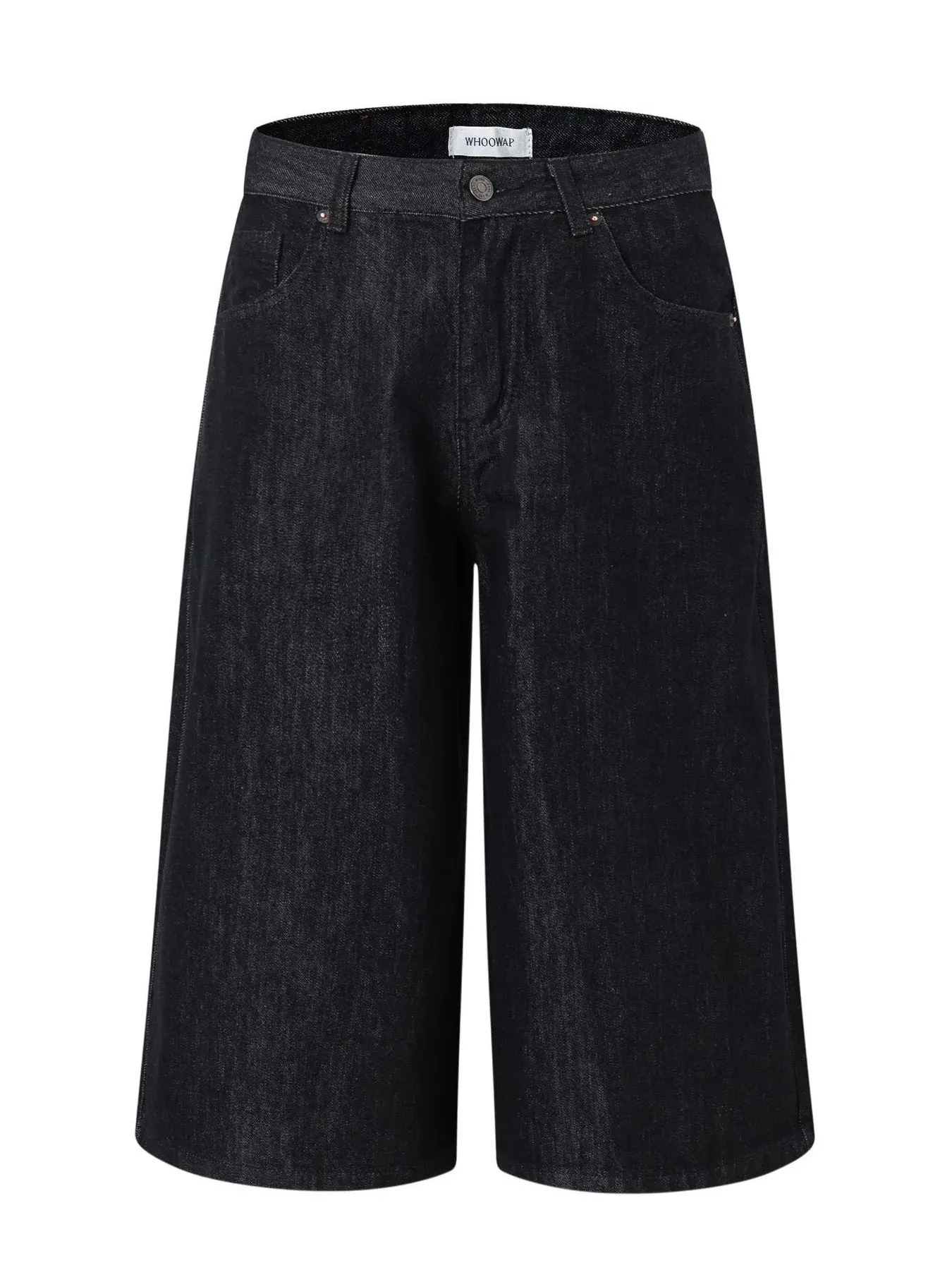 Men's Wide-Leg Denim Shorts