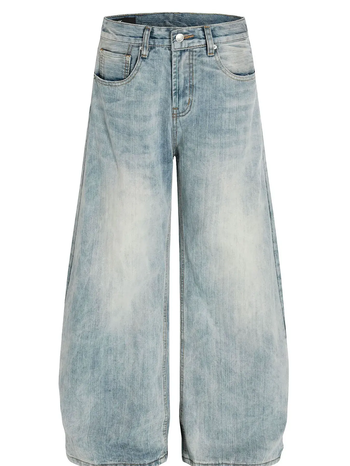 Men's Washed Wide Leg Baggy Jeans
