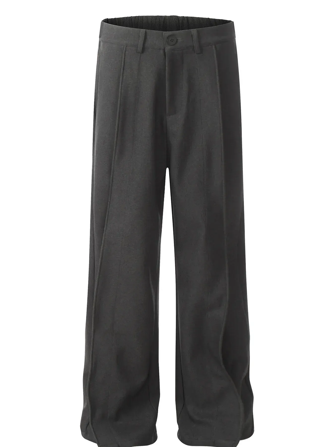 Men's Wide Leg Pants with Pleated Front