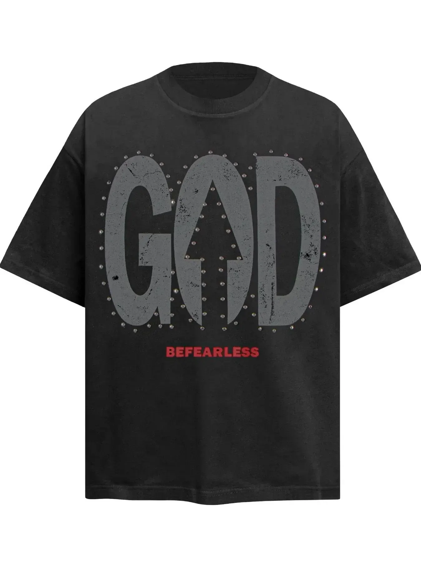 Men's Oversized Letter Graphic T-Shirt